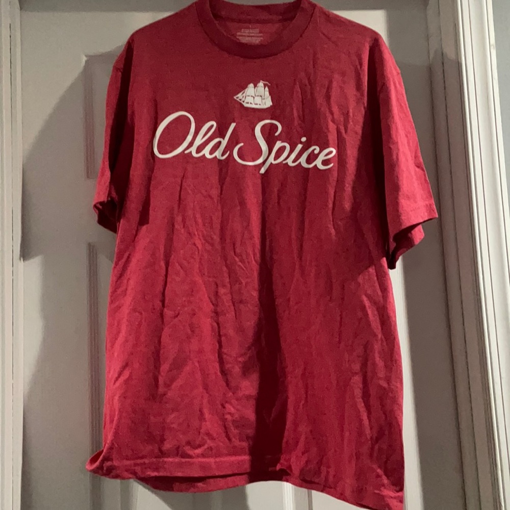 Old Spice Red T shirt L men’s